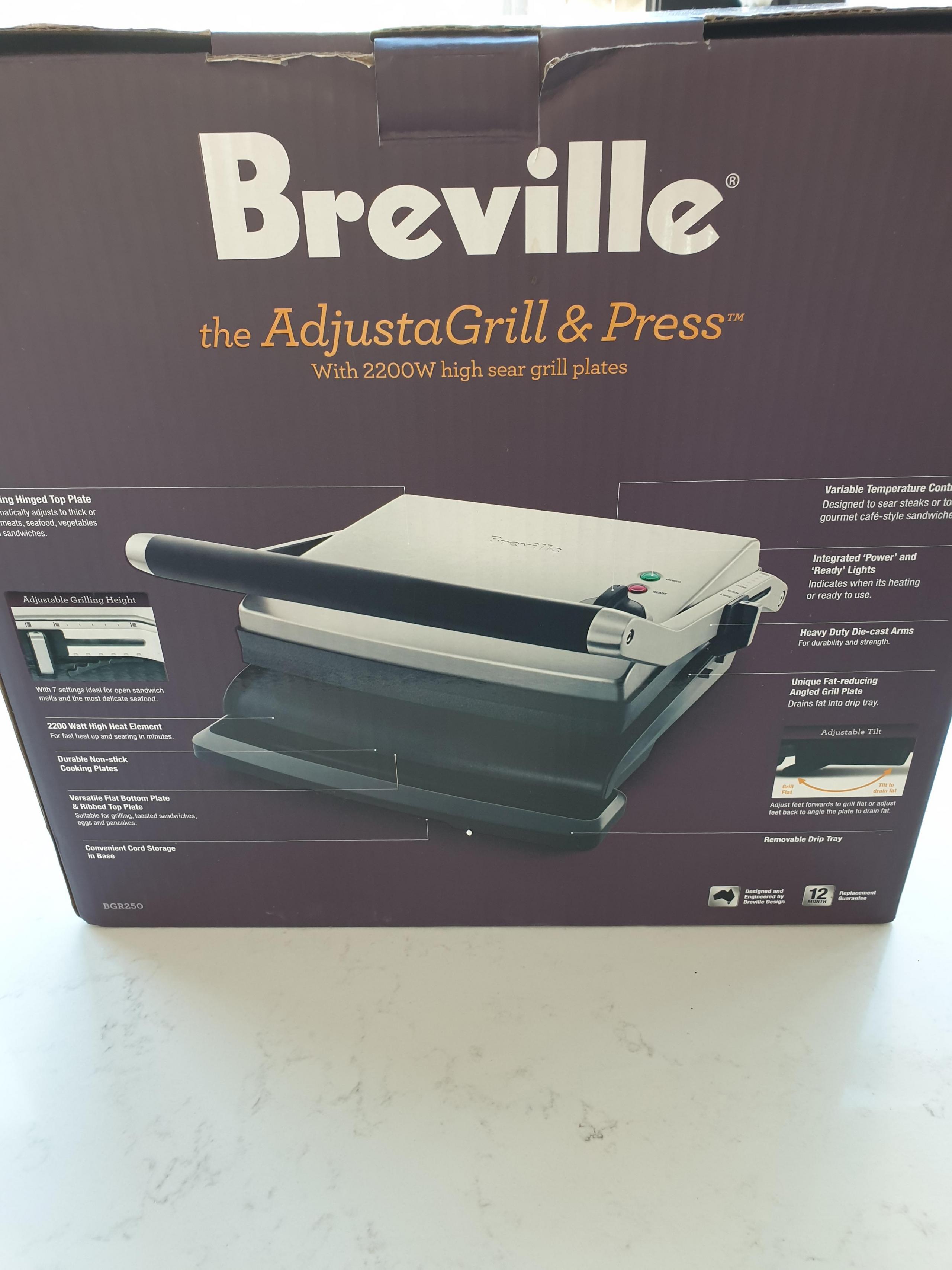 Breville Adjusta Grill Sandwich Press