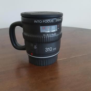 Teapot and Novelty Camera Lens Coffee Keep-Cup