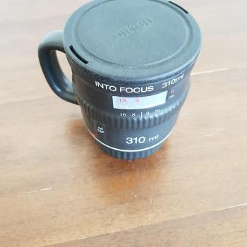 Teapot and Novelty Camera Lens Coffee Keep-Cup