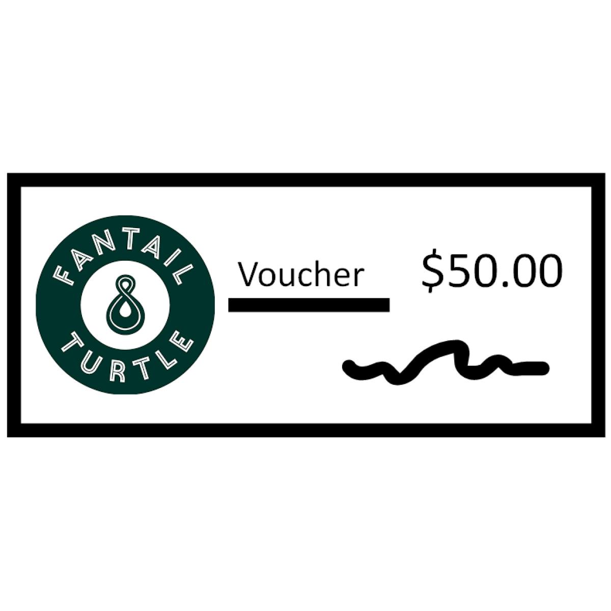 $50 Fantail & Turtle Voucher